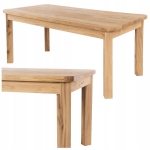 Stol drewniany dębowy do salonu 180x90