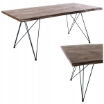 Stol drewniany dębowy LOFT do salonu 180x90