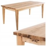 Stol drewniany jesionowy 180x90 do salonu 