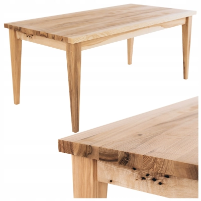 Stol drewniany jesionowy 180x90 do salonu