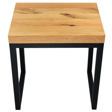 stolik nocny dębowy loft do sypialni