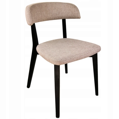 Krzesło bukowe drewniane tapicerowane kuchenne lite drewno