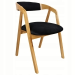 krzesło dębowe  tapicerowane kuchenne lite drewno gięte