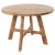 Stol okrągły drewniany 110 cm dąb mat do kuchni