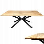 Stół drewniany Jesion prostokątny LOFT 160x90