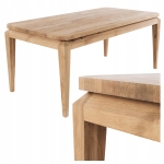 Stol drewniany dębowy do salonu 160x90 