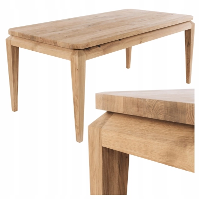 Stol drewniany dębowy do salonu 160x90