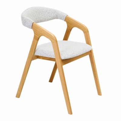 krzesło dębowe tapicerowane kuchenne lite drewno