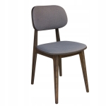 Krzesło dębowe drewniane tapicerowane lite drewno