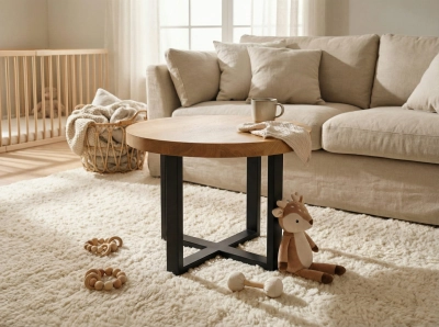 stolik debowy kawowy loft lite drewno 70 cm