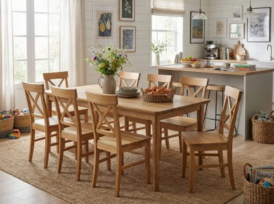 Krzesło dębowe drewniane kuchenne lite drewno do stołu dębowego