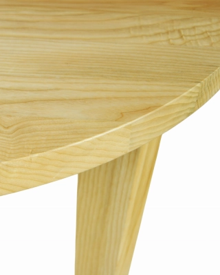 stol  jesionowy 90 cm lite drewno rozkładany