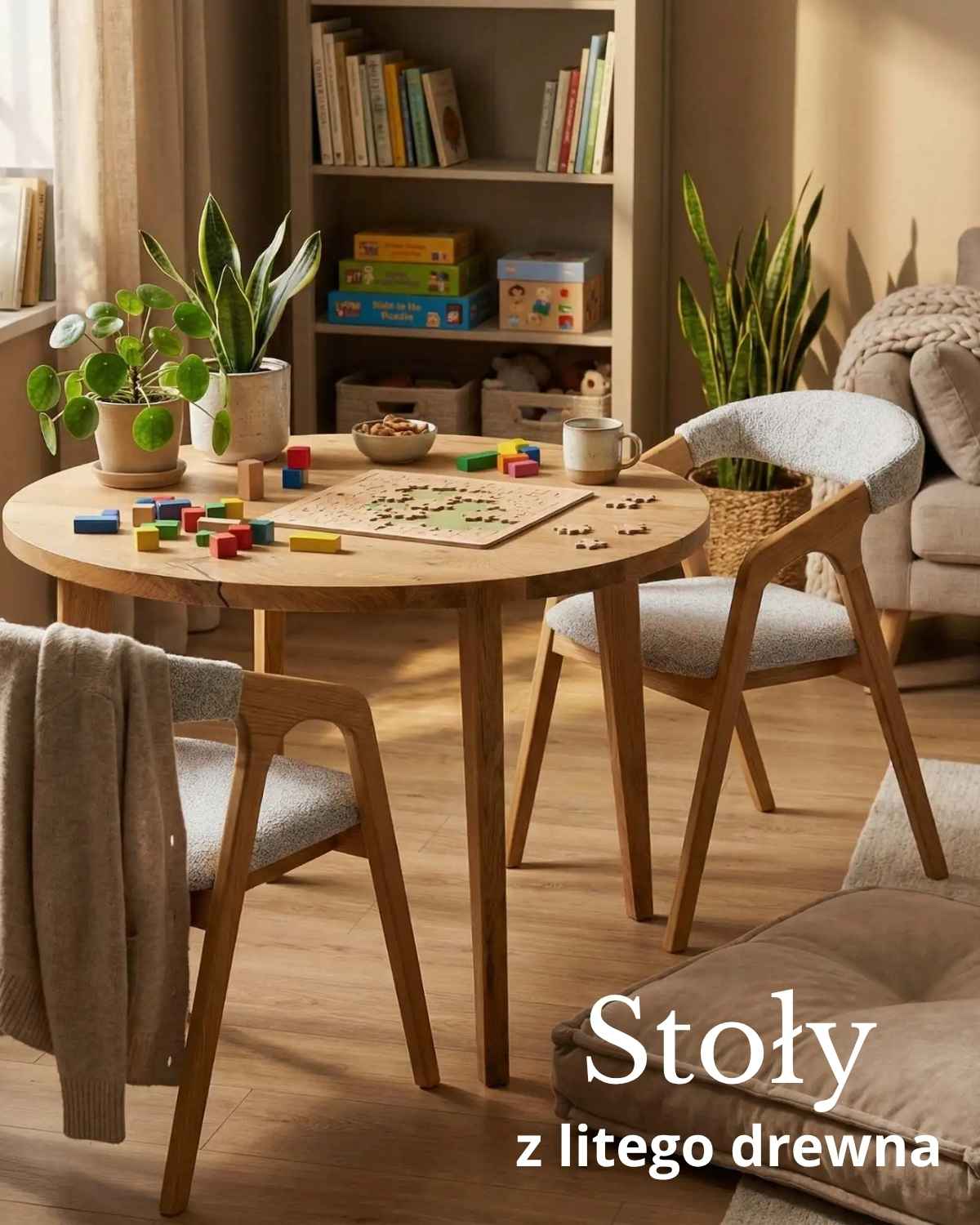 stoły drewniane Plasterek Drewna